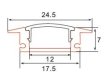 ALUMINIJSKI PROFIL UGRADBENI S KRILCIMA  C001