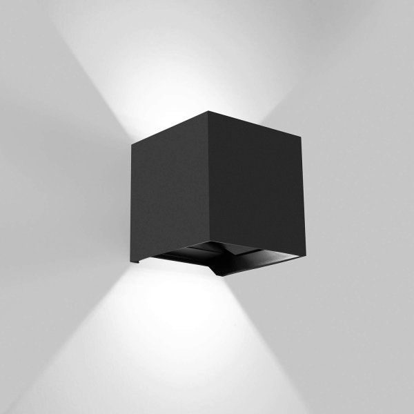 Vanjska zidna lampa Snaga 2x6W 3000K IP65- bijela