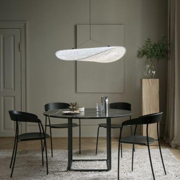 LED stropna visilica D600*H150mm dupont papir 3000K- bijela