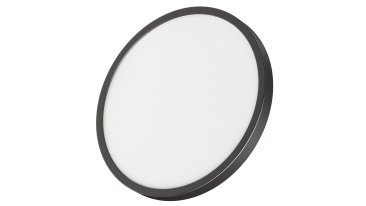 Stropna LED plafonjera 48W- crna