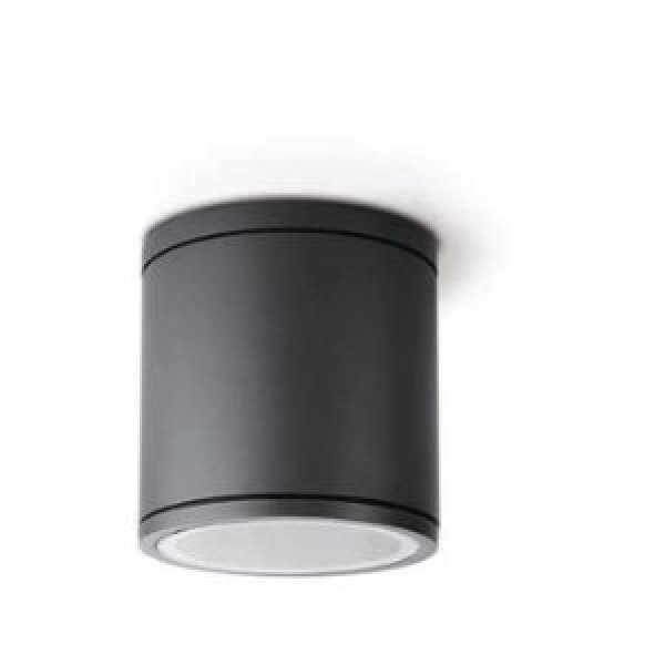 Stropna nadgradna lampa-okrugla GU10 - crna