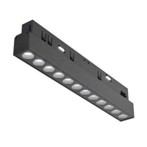 Led magnetni reflektor- 0-10V dimabilni ravni točkasti Snaga 18W - crna