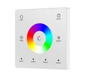 LED SPI RF touch daljinski polukrug za dimanje RGB/RGBW SPI trake 4scene- TWS-11