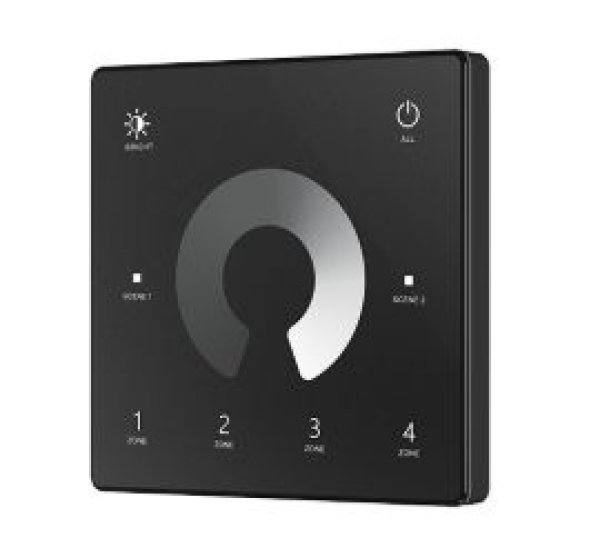LED RF touch daljinski polukrug za dimanje 4 zone-2scene - TW1-4-B