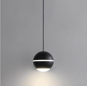 Tračna magnetna viseća LED svjetiljka Snaga 5W 3000K- biserno crna