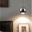 Stropna viseća LED svjetiljka Snaga 7W 3000K- biserno crna