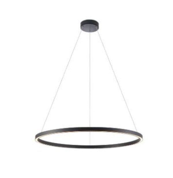 Stropna visilica RING fi600- 4000K- 34W- crna