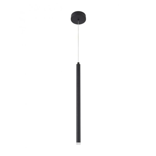 Stropna visilica D250*460mm steel+acryl 3W 3000K- mat crna