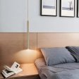 Stropna visilica D250*460mm steel+acryl 3W 3000K- zlatna