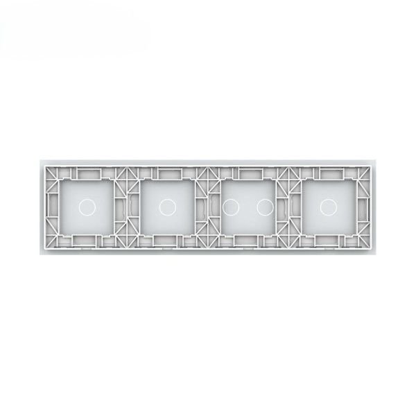 1 Tipka & 2 Tipke & 1 Tipka & 1 Tipka Stakleni Panel - bijeli