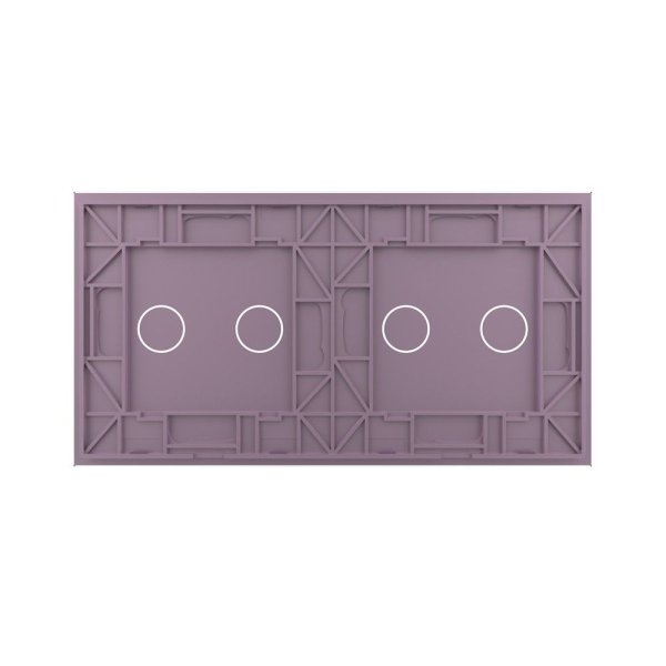 2 Tipke & 2 Tipke Stakleni panel – ružičasta
