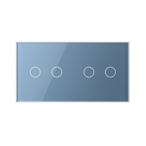 2 Tipke & 2 Tipke Stakleni panel  – plava