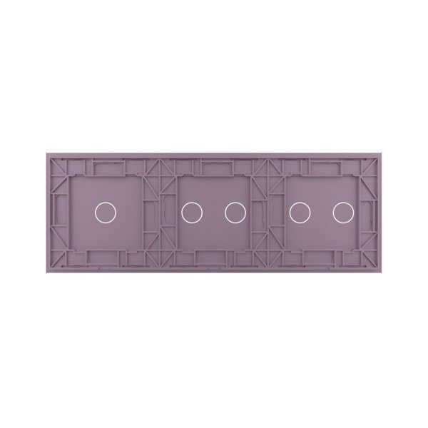 2 Tipke & 2 Tipke & 1 Tipka Stakleni Panel - ružičasta 
