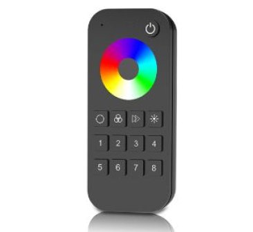 LED SPI RF daljinski RGB/RGBW SPI- 8 scena- crni