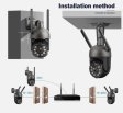 3MP PTZ WI-FI kamera leća 3,6mm - siva
