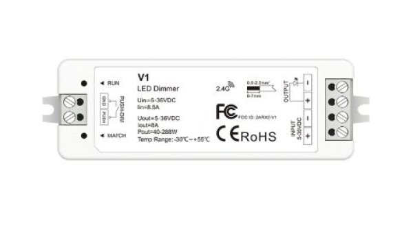 LED kontroler RF LED Dimmer V1