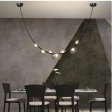 LED Stropna visilica  koža+staklo 12W