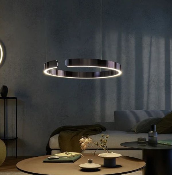 LED stropna visilica RING dimabilna +smart switch fi600*11 80W 3000K