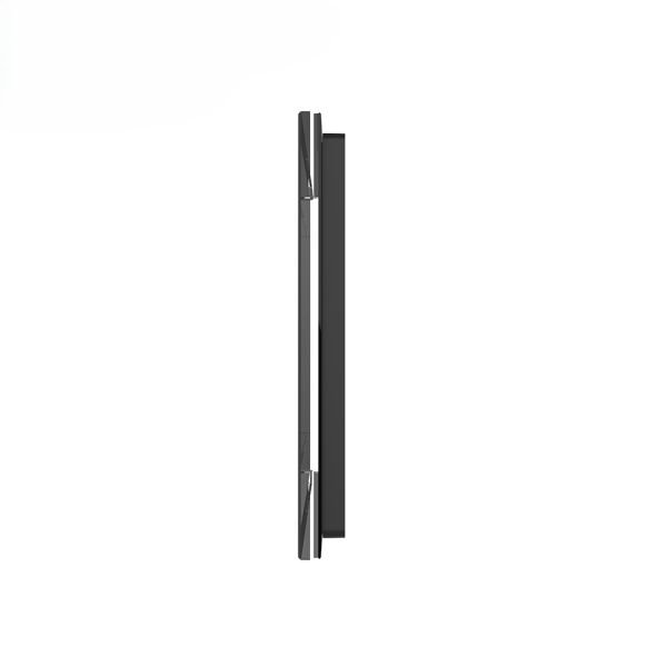 Stakleni Panel 4M 1 Tipka & 2 Tipke - crni