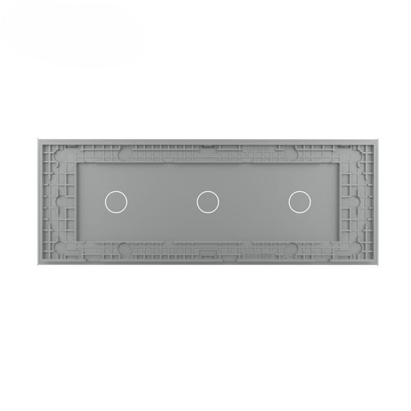 Stakleni Panel 7M 1 Tipka & 1 Tipka & 1 Tipka - sivi