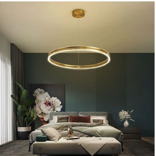 Stropna visilica RING fi900- 3000K- 36W- zlatna