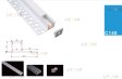 ALUMINIJSKI PROFIL UGRADBENI-JEDNOSTRANA rupičasta krilca 13mm x 35.5mm x 15mm -C140