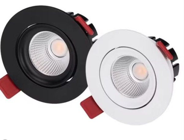 Okrugla ugradbena LED svjetiljka Snaga 6W 4000K - bijela