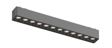 SLIM Led magnetni reflektor-ravni točkasti Snaga 12W / 24W 4000K- crna