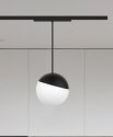 SLIM Led magnetna visilica-KUGLA Snaga 6W 3000K- crno/bijela