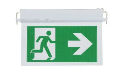 Led znak za izlaz u nuždi desno-dvostrani-zidni output:4W 3h 3.2V 1000MaH