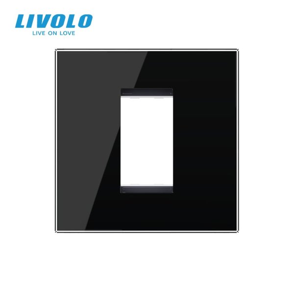 Stakleni okvir 1M 22.5*45mm 80*80mm- crna