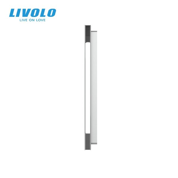 Stakleni panel ZVONO jedna tipka - sivaDimenzija: 80mm*80mm