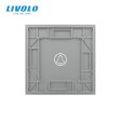 Stakleni panel ZVONO jedna tipka - sivaDimenzija: 80mm*80mm