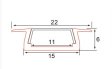 ALUMINIJSKI PROFIL C008