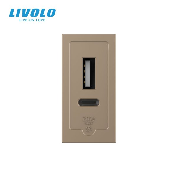 Modul 1m / USB A+C 20W-