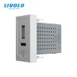 Modul 1m / USB A+C 20W- siva