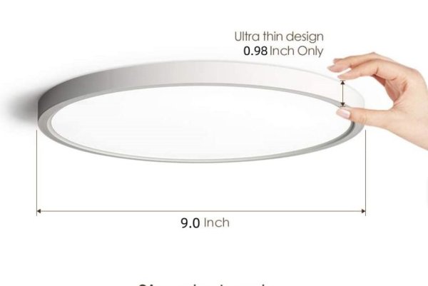 Stropna LED plafonjera sa senzorom fi230*24mm  12W- bijela