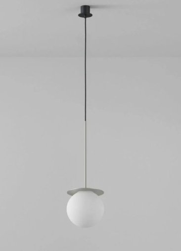 Stropna visilica chrome+bijela kugla 3000K 3W 150mm- bijela