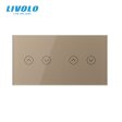 2 Tipke & 2 Tipke Stakleni Panel za rolete -150mm*80mm