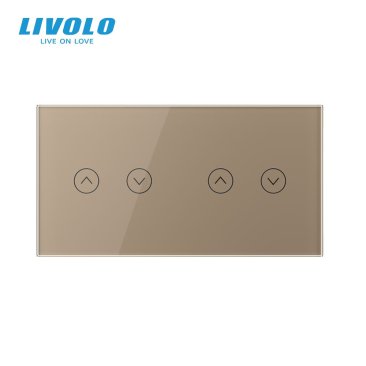 2 Tipke & 2 Tipke Stakleni Panel za rolete -150mm*80mm