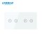 2 Tipke & 2 Tipke Stakleni Panel za rolete - bijelaDimenzija: 150mm*80mm