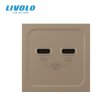 Modul / USB-2C 65W dimenzija 45mm*45mm - zlatna