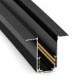 Magnetna tračna šina S20 ugradbena 1m / 2m- 1.5mm debljina - crna