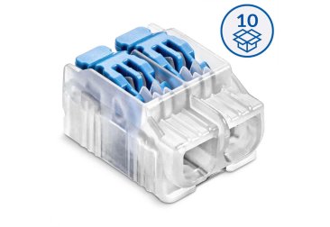 Brza spojnica, klema s polugom, 2 priključka- 10 kom