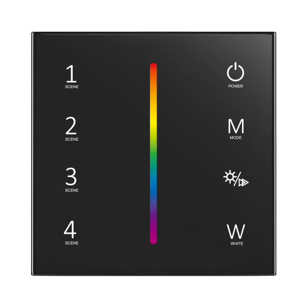 LED touch DIMER prekidač RGBW - T4-1-B
