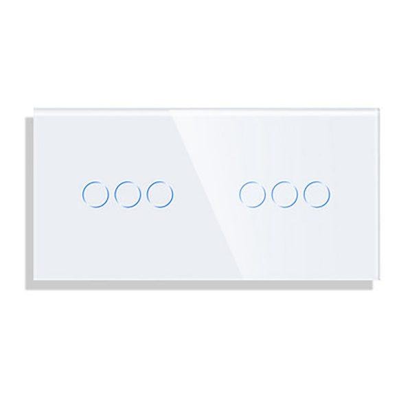 Dvostruki stakleni panel 3+3 - siva