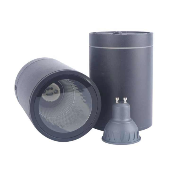 Nadgradni okrugli reflektor GU10 100*60mm- antracit