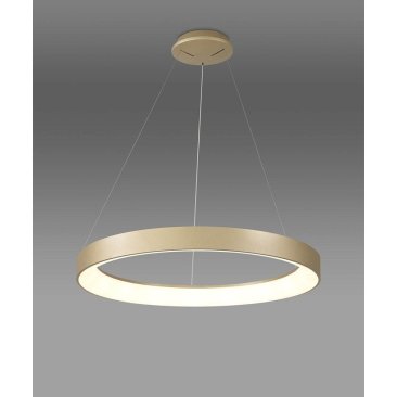 Stropna visilica RING fi600 dimming+RF- 3CCT- 60W- zlatna