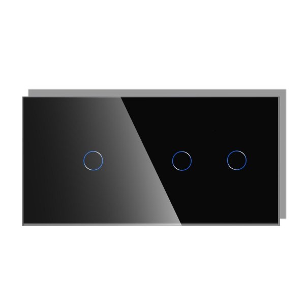 Dvostruki stakleni panel 1+2 - bijela