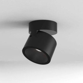 Nadgradni okrugli LED reflektor Snaga 12W - crna